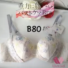 ワコール 重力に負けない バストケアBra ブラジャーB80 BE