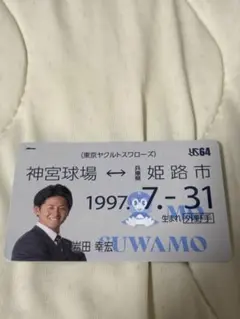 ヤクルトスワローズ通勤定期風カード 岩田幸宏のサムネイル