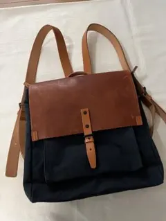 バギーポート　帆布×オイルレザー リュックのサムネイル