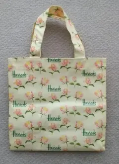 『ハロッズ 』トートバック バラの小花柄♡ Sサイズ