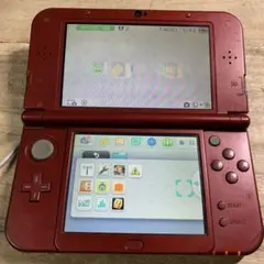 new3dsll 本体　メタリックレッド　ジャンク　右側反応しない