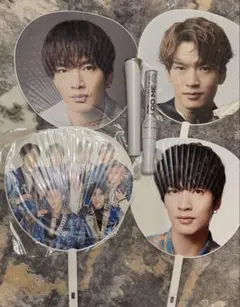 深澤辰哉 うちわ SnowMan ペンライト セット