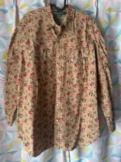 レアヴィンテージ「ラルフローレンカントリー」ウエスタンシャツUS12