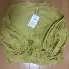 SEASON REASON ブラウス　Mサイズ　黄色　イエロー　新品
