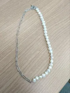 coharu pearl 淡水パール　サージカルステンレス　ネックレス　バロック