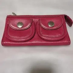MARC BY MARC JACOBS ピンクレザー長財布