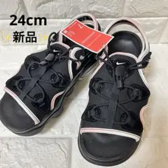 ✨新品✨希少✨NIKE エアマックスココサンダルブラック　ピンク　24cm