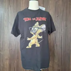 新品 タグ付き TOM and JERRY Tシャツ 半袖 黒 ブラック Mのサムネイル