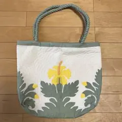 ハワイアンキルト　トートバッグ