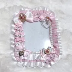 硬質ケースデコ 量産型 オタク オタ活 b7ピンク 白 イニシャル #551