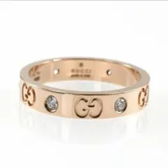 GUCCI ハートモチーフ リング シルバー レッド 8号 新品 定価53000