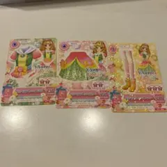 アイカツ Aurora fantasy トレーディングカード 3枚セット