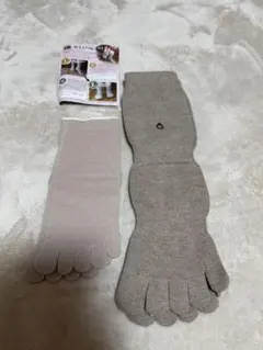 シルク五本指靴下 冷え取り 2足セット