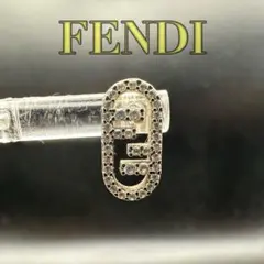 極美品✨　FENDI　フェンディ　ピアス　オーロック　ラインストーン　2160のサムネイル