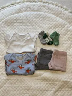 ユニクロ　ベビー服7点セット　80cm 90cm