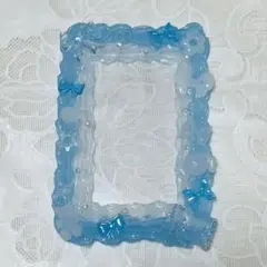 ホイップデコ トレカケース(ライトブルー×クリア)