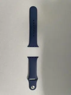 Apple Watch用ネイビーシリコンバンド