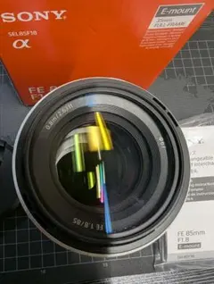 SONY FE 85mm F1.8 レンズにカビはありません、フィルタもあります SONY FE 85mm F1.8 レンズにカビはありません、フィルタもあります