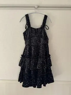 コルセットベロアフレアミニワンピース merry jenny