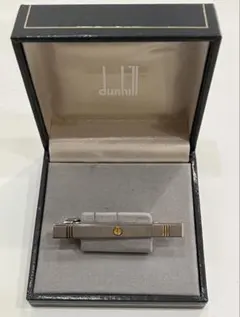 ダンヒル Dunhill タイピン ロングテールロゴ ワニロ式 ゴールド