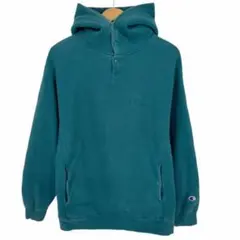 Champion パーカー　青緑