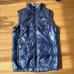 adidas ネイビー ダウンベスト M