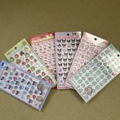 【国内正規品】BONBON DROP シール 6点セット　サンリオ／たまごっち