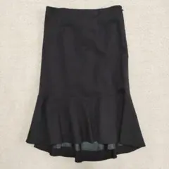 アプワイザーリッシェ バックリボン マーメイドスカート　ブラック　日本製