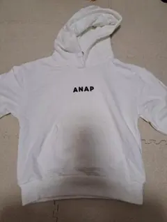 ANAP KIDS ホワイトパーカー Mサイズ
