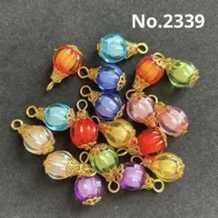 No.2339 チャーム　コネクター　ハンドメイド　アクセサリー　パーツ　キット