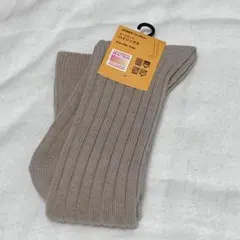 【新品・未使用】UNIQLO／ユニクロ／ヒートテックハイソックス／23-25cm