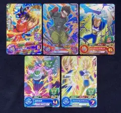スーパードラゴンボールヒーローズ　P  5枚セット　孫悟空　孫悟飯　ベジータ