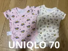 UNIQLO ユニクロ ベビー肌着 70 女の子 ミッフィー