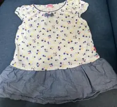 ミキハウス　ホットビスケッツ　半袖　ワンピース　チュニック　90