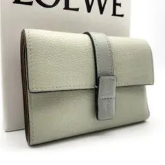 【希少カラー】LOEWE バーティカルウォレット スモール マーブルグリーンのサムネイル