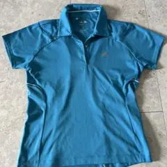 adidas CLIMACOOL M 青 ポロシャツ
