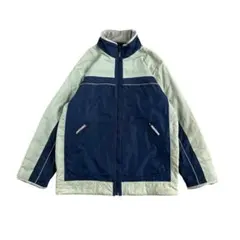 NIKE ナイキ 00s フリース ジップアップ ナイロンジャケット Lサイズ
