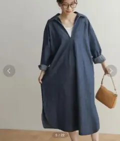 URBAN RESEARCH DOORS デニムスキッパーワンピース