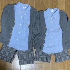 90 95 カーディガン・シャツ・パンツセット 男の子　フォーマル まとめ売り