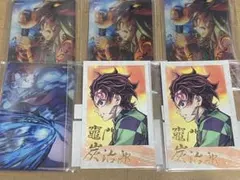 鬼滅の刃　WEBSHOPくじ　レイヤードクリアカード　繋ぐ　義勇と炭治郎