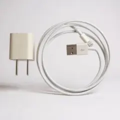 iPhone充電セット　Lightningケーブル1m＋USBアダプタ　セット