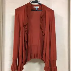 アリスバーリーオレンジカーディガン