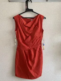 KARYN MIRAN 赤 ノースリーブ ワンピース UK 8