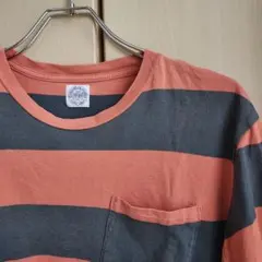 スタンダードカリフォルニア ボーダー Tシャツ 赤 青 Ｍのサムネイル