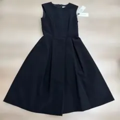 新品 グレースコンチネンタルタックトリアセドレス ブラック 36