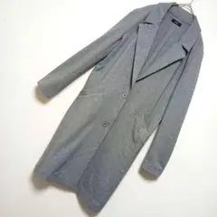 エモダ テーラードジャケットソフトコート S グレー