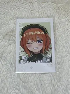 五等分の花嫁　チェキ風カード　四葉