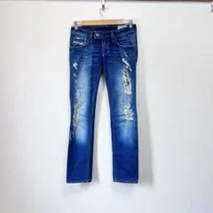 DIESEL ディーゼル ペイント ダメージジーンズ デニム レディース 24