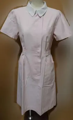 ナガイレーベン ナース服 ピンク 白襟 KES-1177のサムネイル