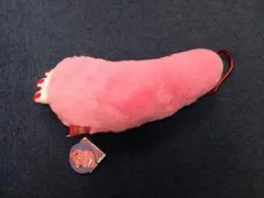 いたずらぐまのグルーミー 　ジャンボアームキーホルダー　柄なしピンク①